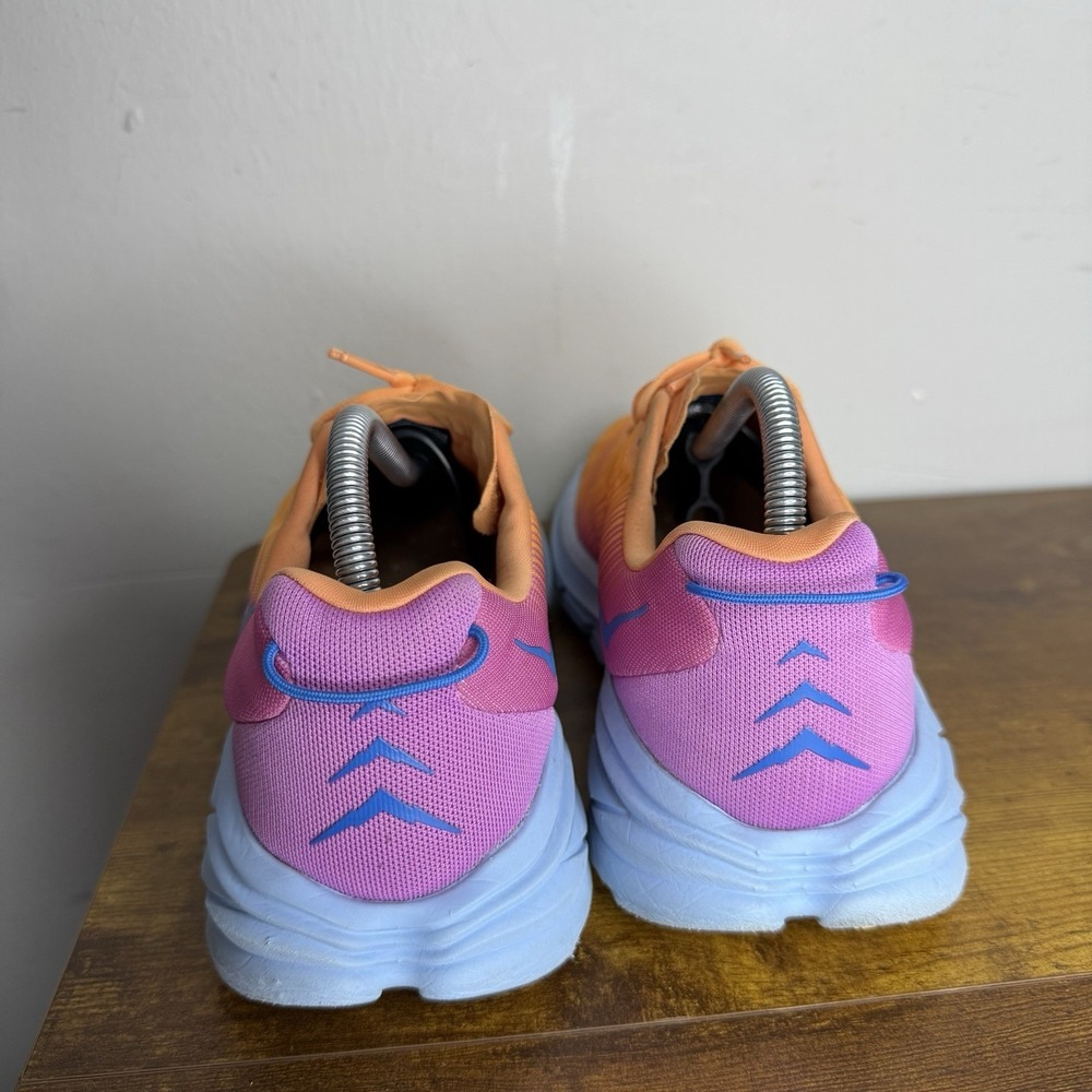 Hoka One One Rincon 3 Running Shoes Women's Size 9.5 B Orange - Picture 4 of 7